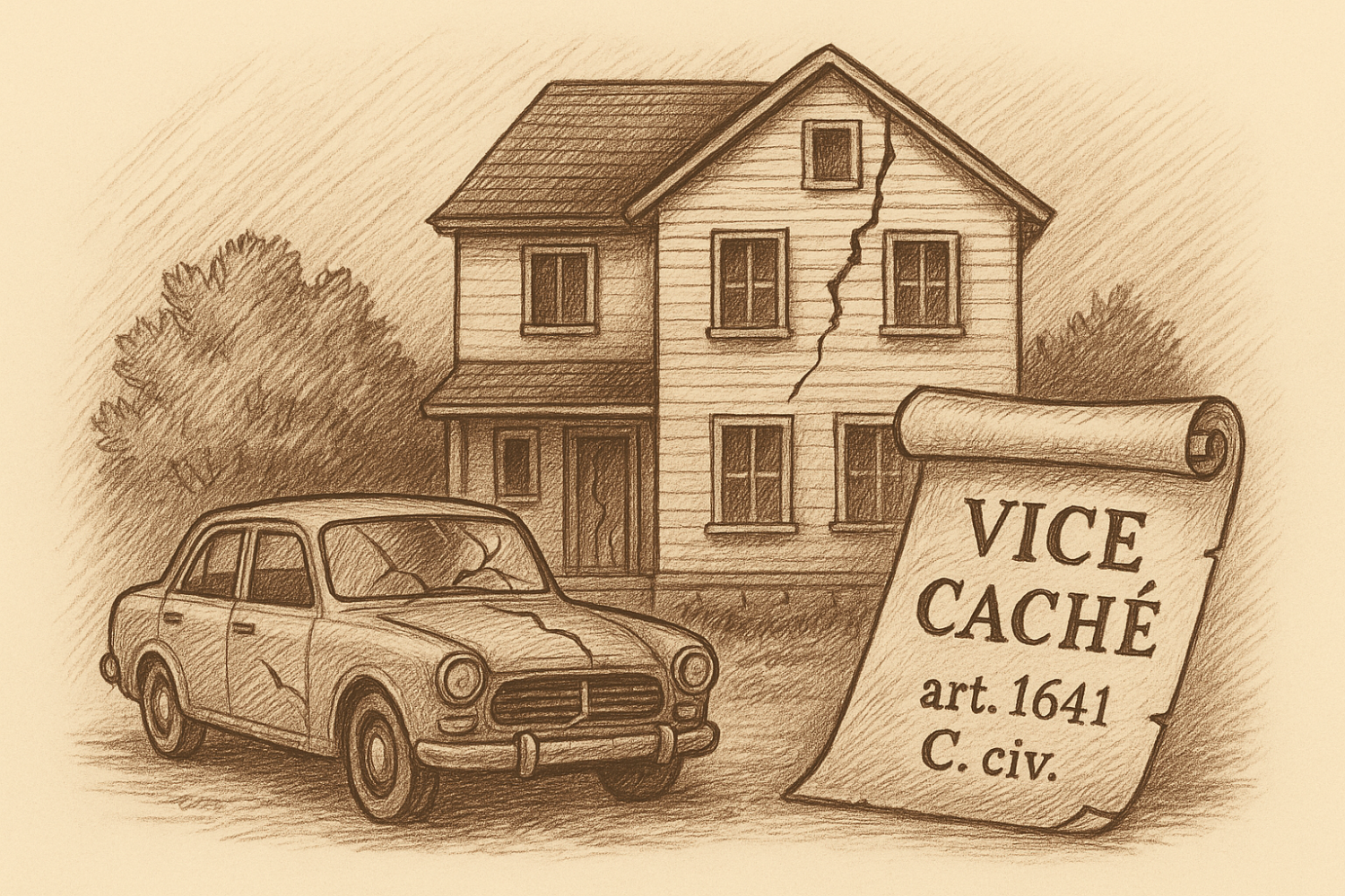 Le vice caché : quand le bien vendu révèle un défaut