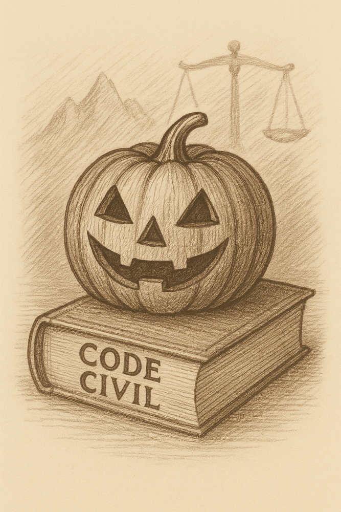 Droit et Halloween : le Code civil aussi a peur des fantômes ! 