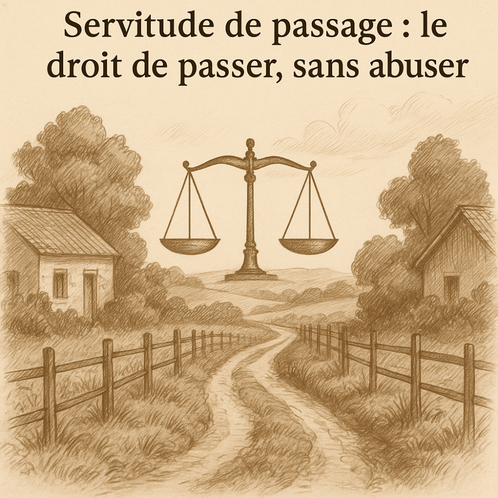 Le droit de passer, l’art de respecter : la servitude de passage expliquée