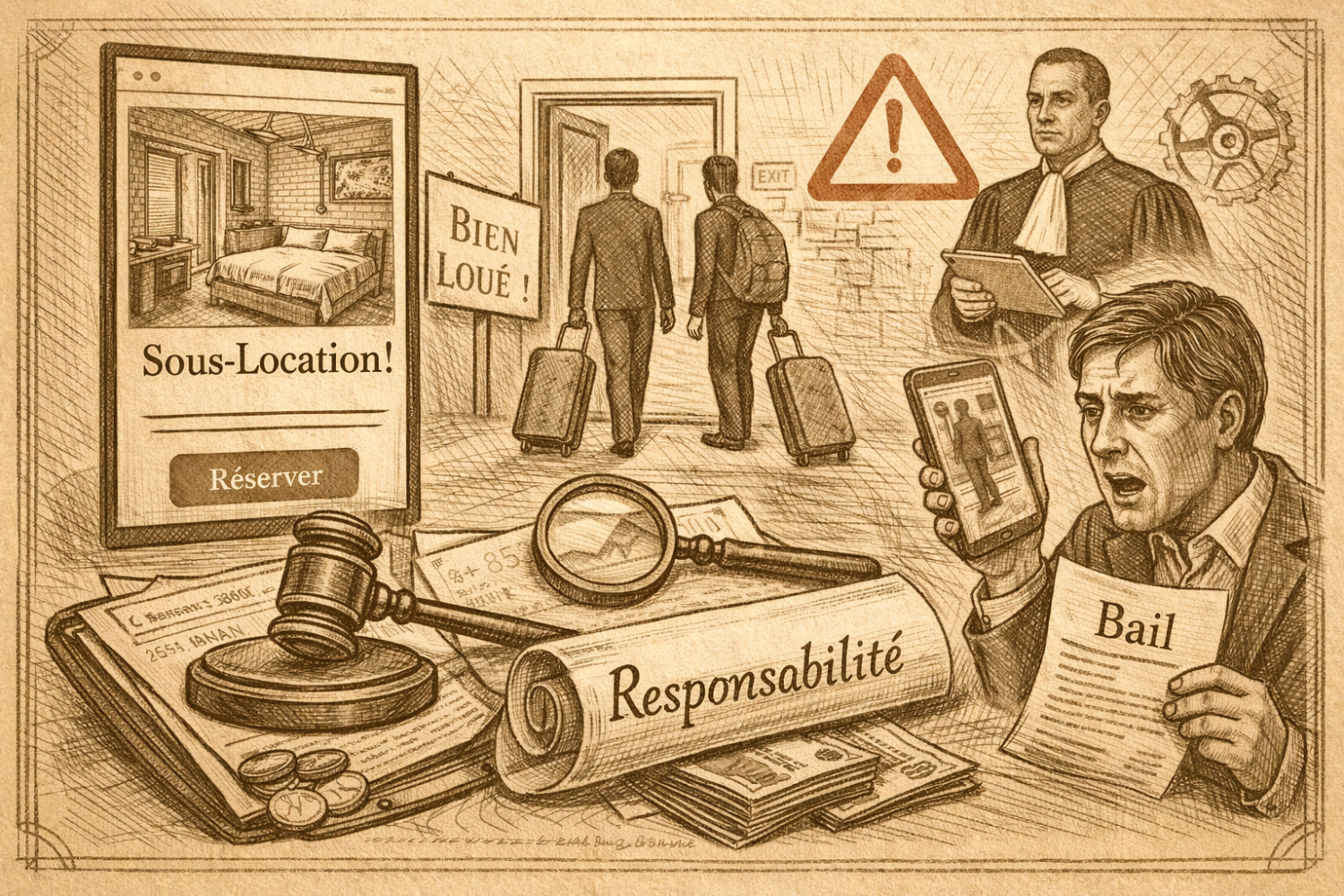 Sous-locations illicites via Airbnb : la plateforme peut être tenue pour responsable