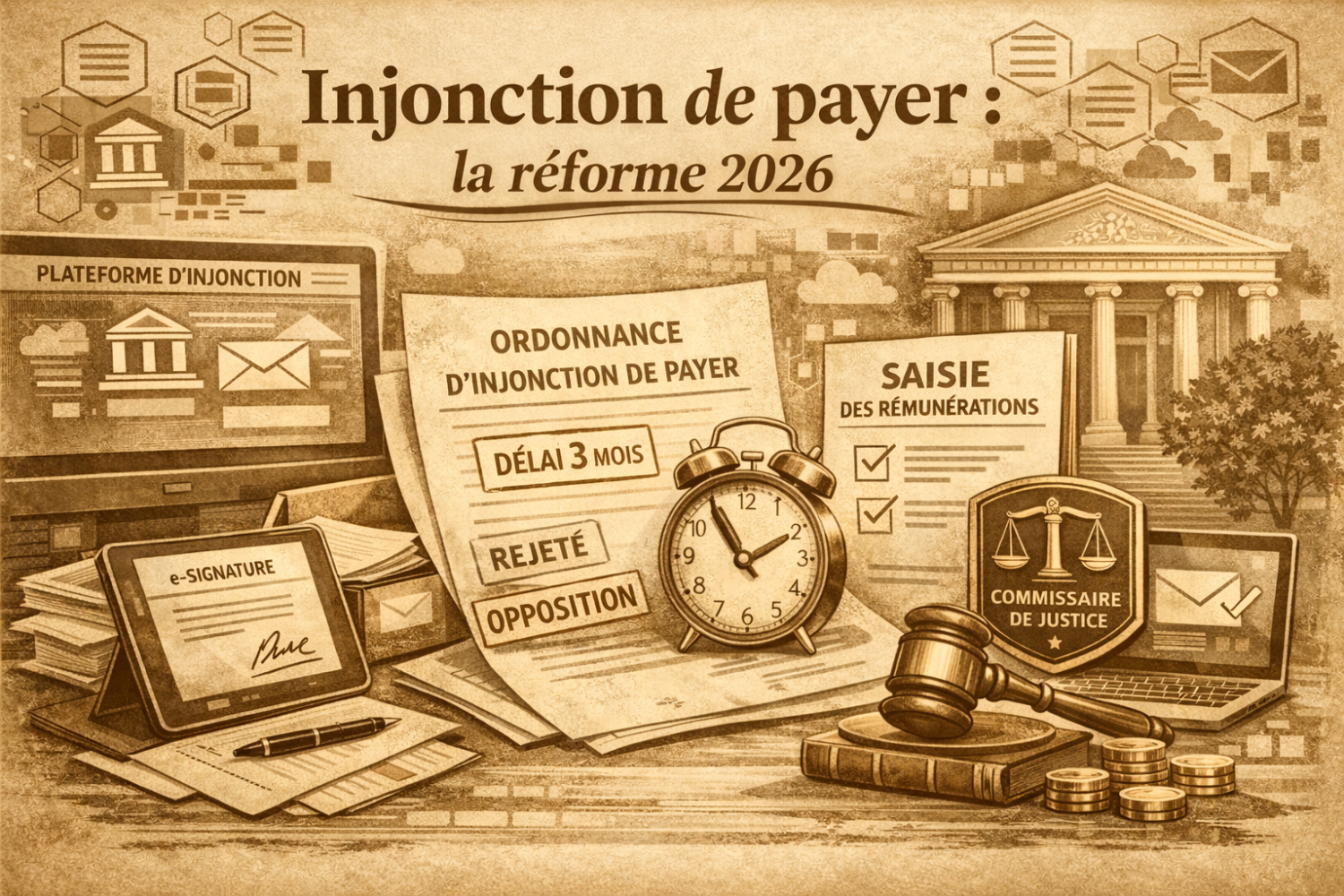Décret du 16 février 2026 : une réforme importante de l’injonction de payer