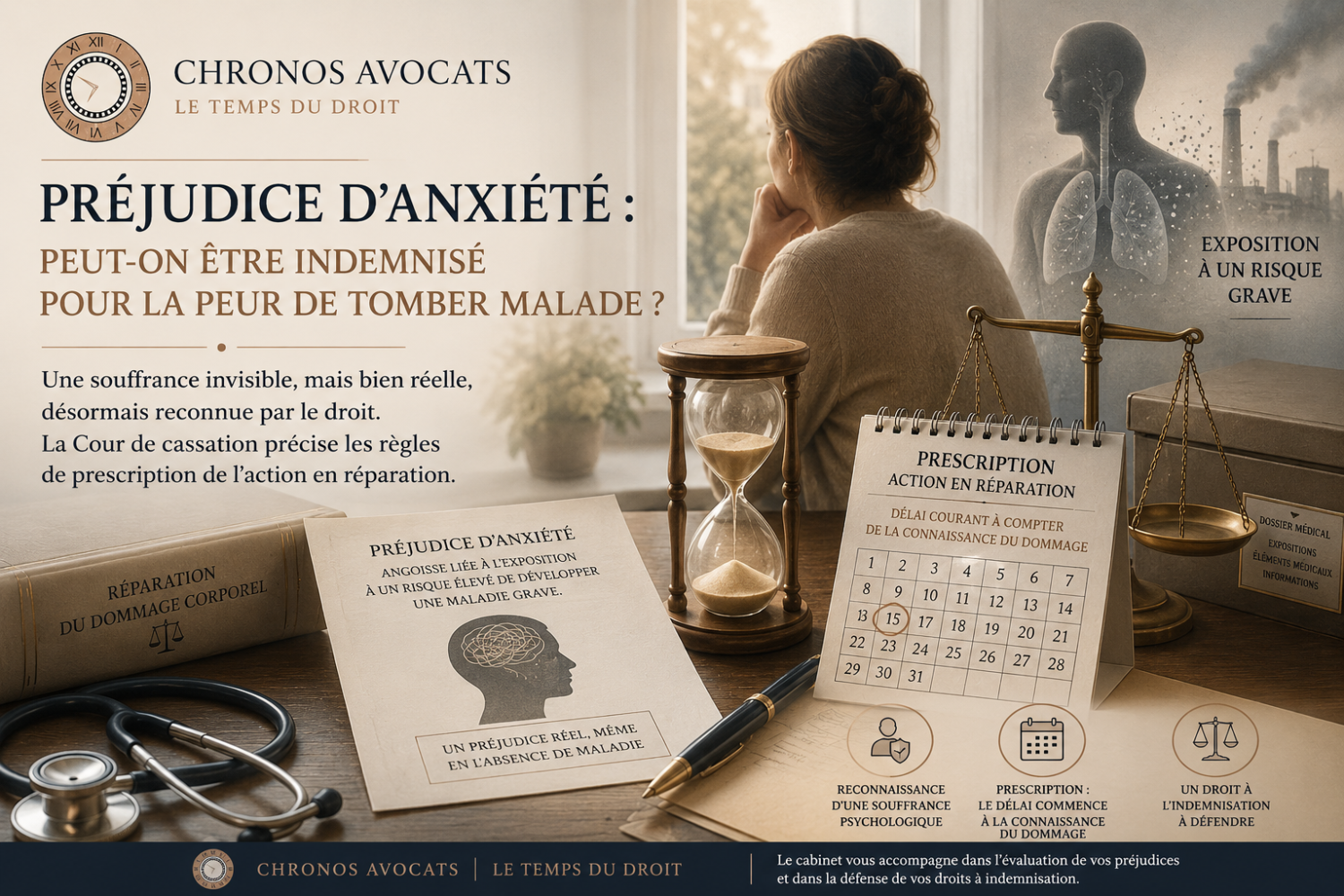 Préjudice d’anxiété : peut-on être indemnisé pour la peur de tomber malade ?